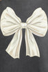 Ivory Coquette Bow Comfort Colors Adult Ring-Spun Cotton Tee