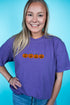 Embroidered Jack-O'Lantern Friends Comfort Colors Adult Ring-Spun Cotton Tee