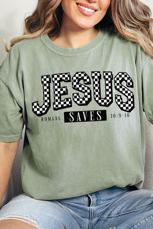 Jesus Saves Comfort Colors Adult Ring-Spun Cotton Tee