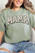 Khaki Coquette Mama Comfort Colors Adult Ring-Spun Cotton Tee