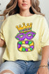 King Cake Queen Comfort Colors Adult Ring-Spun Cotton Tee