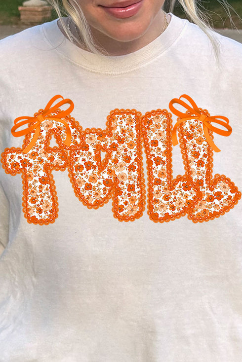 Lacy Fall Comfort Colors Adult Ring-Spun Cotton Tee