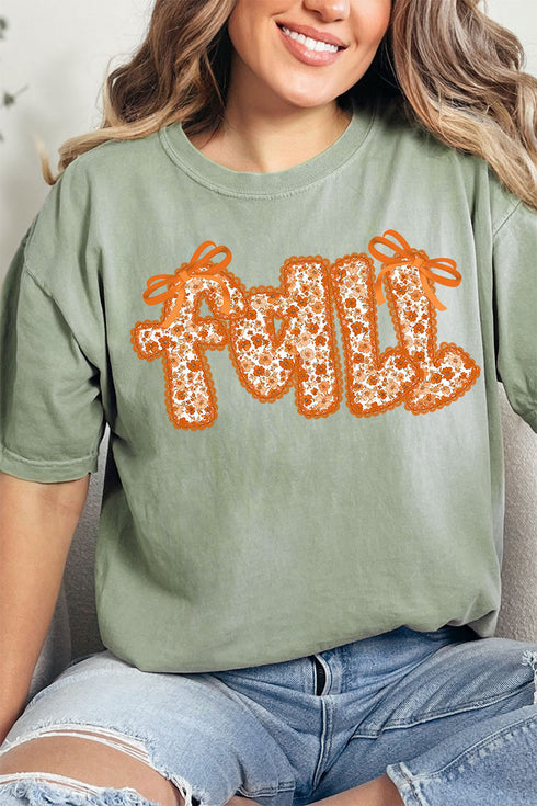 Lacy Fall Comfort Colors Adult Ring-Spun Cotton Tee