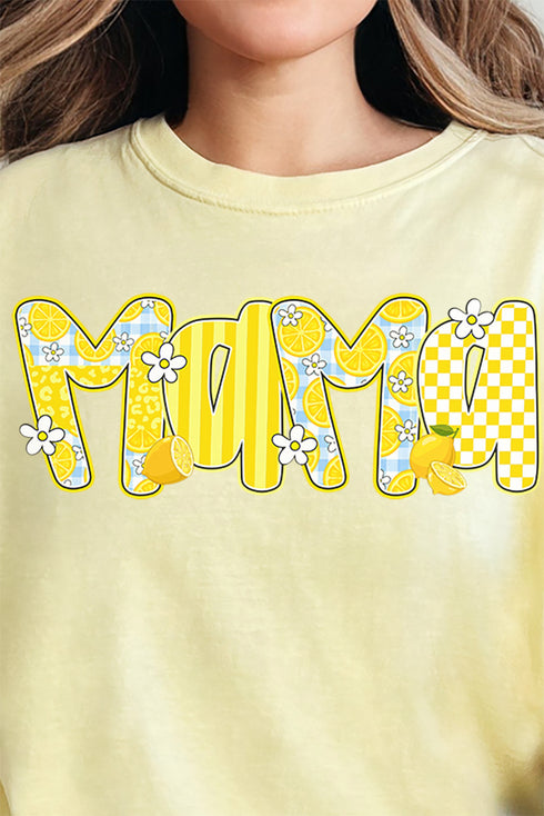 Lemon Squeeze Mama Comfort Colors Adult Ring-Spun Cotton Tee