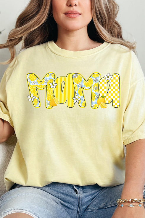 Lemon Squeeze Mama Comfort Colors Adult Ring-Spun Cotton Tee