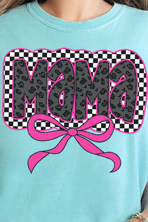 Leopard Luxe Mama Comfort Colors Adult Ring-Spun Cotton Tee