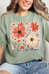 Let Your Faith Blossom Comfort Colors Adult Ring-Spun Cotton Tee