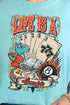 Life Is A Gamble Comfort Colors Adult Ring-Spun Cotton Tee
