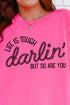 Life Is Tough Comfort Colors Adult Ring-Spun Cotton Tee