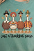 Just A Thankful Goose Comfort Colors Adult Ring-Spun Cotton Tee