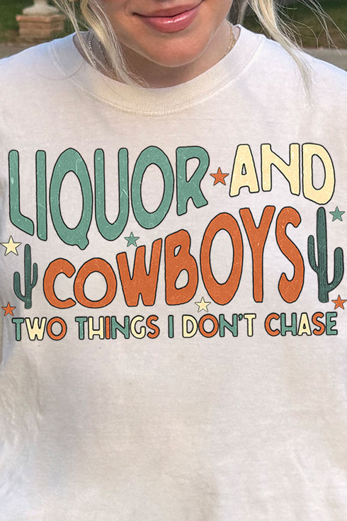 Liquor & Cowboys Comfort Colors Adult Ring-Spun Cotton Tee