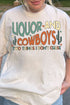 Liquor & Cowboys Comfort Colors Adult Ring-Spun Cotton Tee