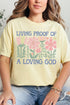 Living Proof Of A Loving God Comfort Colors Adult Ring-Spun Cotton Tee