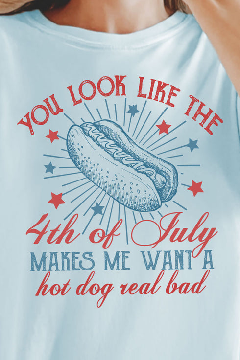 Look Like The 4th Of July Comfort Colors Adult Ring-Spun Cotton Tee