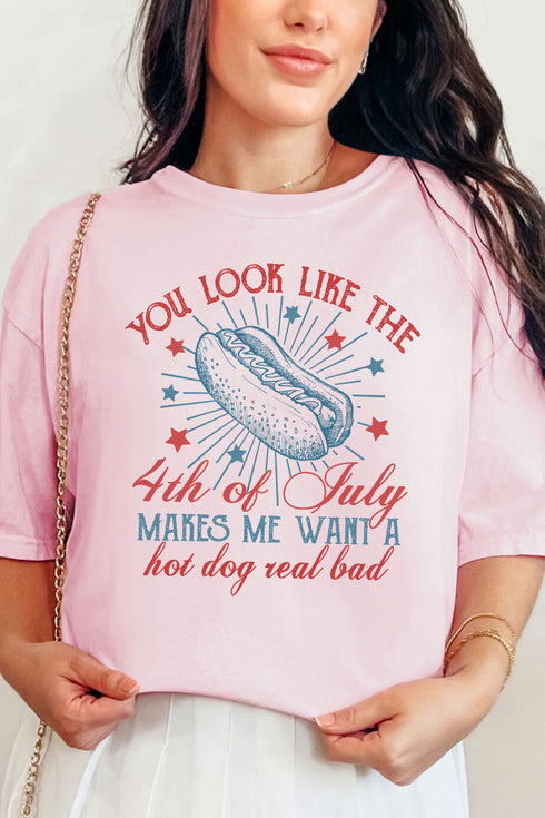 Look Like The 4th Of July Comfort Colors Adult Ring-Spun Cotton Tee