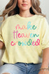 Make Heaven Crowded Comfort Colors Adult Ring-Spun Cotton Tee