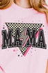 Mama Retro Lightning Bolt Comfort Colors Adult Ring-Spun Cotton Tee