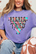 Mama Tried Watercolor Comfort Colors Adult Ring-Spun Cotton Tee