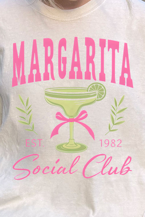 Margarita Social Club Comfort Colors Adult Ring-Spun Cotton Tee