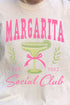 Margarita Social Club Comfort Colors Adult Ring-Spun Cotton Tee