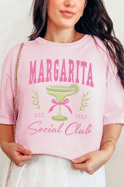 Margarita Social Club Comfort Colors Adult Ring-Spun Cotton Tee