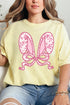 Mauve Chinoiserie Bunny Ears Comfort Colors Adult Ring-Spun Cotton Tee