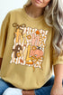 Thankful Doodle Coquette Comfort Colors Adult Ring-Spun Cotton Tee