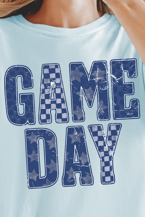 Navy Starry Game Day Comfort Colors Adult Ring-Spun Cotton Tee