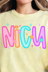 Neon Glow NICU Comfort Colors Adult Ring-Spun Cotton Tee