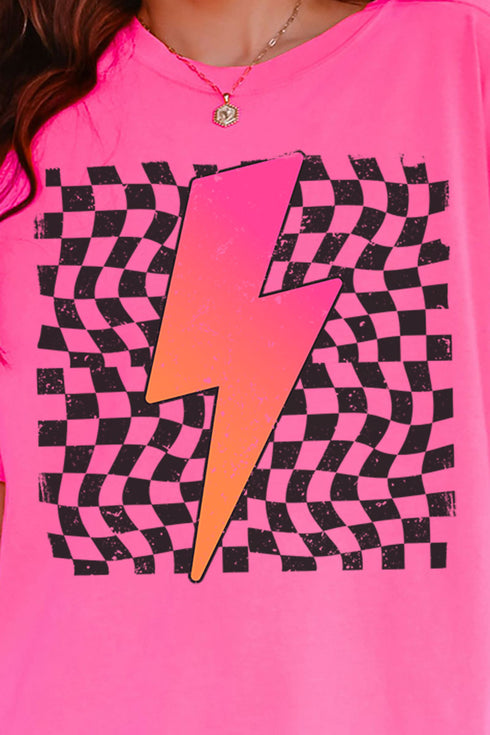 Neon Lightning Bolt Comfort Colors Adult Ring-Spun Cotton Tee