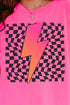 Neon Lightning Bolt Comfort Colors Adult Ring-Spun Cotton Tee