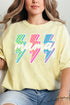 Neon Lightning Mama Comfort Colors Adult Ring-Spun Cotton Tee