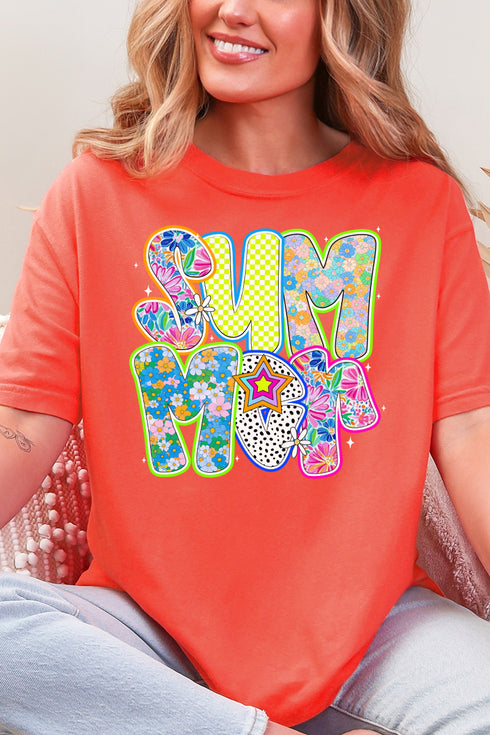 Neon Summer Comfort Colors Adult Ring-Spun Cotton Tee