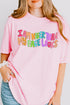 Groovy Game Day Check Comfort Colors Adult Ring-Spun Cotton Tee