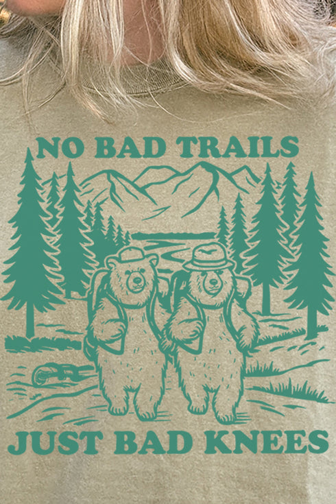 No Bad Trails Comfort Colors Adult Ring-Spun Cotton Tee