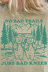 No Bad Trails Comfort Colors Adult Ring-Spun Cotton Tee