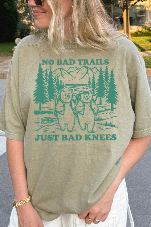 No Bad Trails Comfort Colors Adult Ring-Spun Cotton Tee