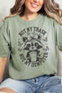 Not My Trash Not My Dumpster Comfort Colors Adult Ring-Spun Cotton Tee