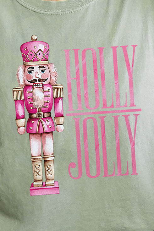 Nutcracker Holly Jolly Comfort Colors Adult Ring-Spun Cotton Tee