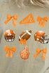 Orange Blitz And Bows Comfort Colors Adult Ring-Spun Cotton Tee
