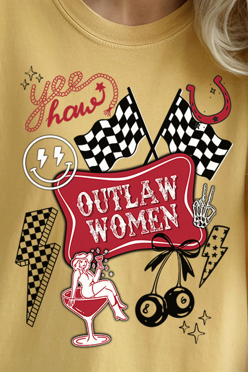 Outlaw Women Comfort Colors Adult Ring-Spun Cotton Tee