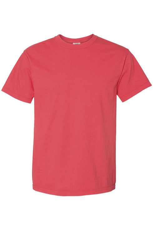 Valentine Leopard 3 Letter Monogram Comfort Colors Adult Ring-Spun Cotton Tee