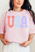 Pastel American Dreamin' Comfort Colors Adult Ring-Spun Cotton Tee