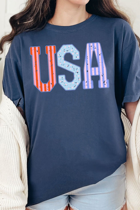 Pastel American Dreamin' Comfort Colors Adult Ring-Spun Cotton Tee