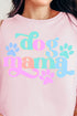 Pastel Dog Mama Comfort Colors Adult Ring-Spun Cotton Tee