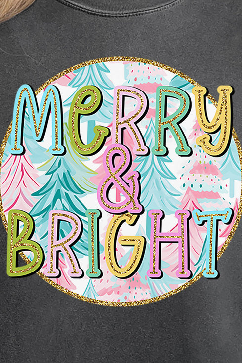 Pastel Merry And Bright Comfort Colors Adult Ring-Spun Cotton Tee