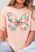 Patchwork Butterfly Comfort Colors Adult Ring-Spun Cotton Tee