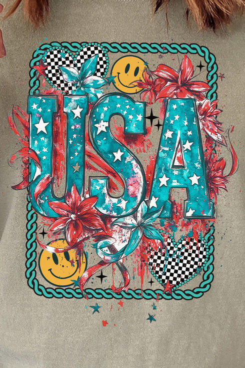 Patriotic Outlaw Comfort Colors Adult Ring-Spun Cotton Tee