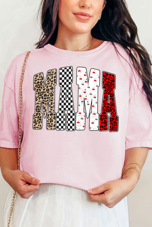 Patterned Mama Comfort Colors Adult Ring-Spun Cotton Tee