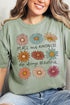 Peace and Kindness Daisy Comfort Colors Adult Ring-Spun Cotton Tee